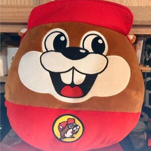 Buc-ee's Beaver Mascot Plush Toy Brown Red Restaurants & Fast Food Advertising